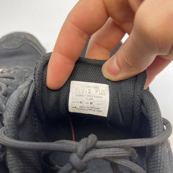 The North Face Truckee Low Hiking Shoes Black Suede Men Sz 9 US Outdoor Trekking - Picture 12 of 16